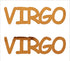 Custom-Buzz Word - VIRGO Orange