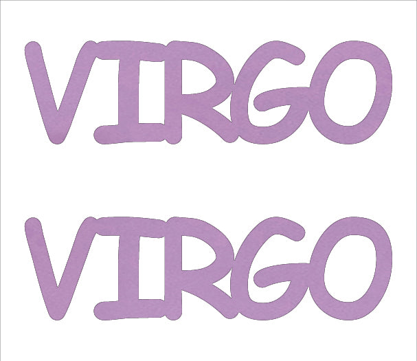 Custom-Buzz Word - VIRGO Pink