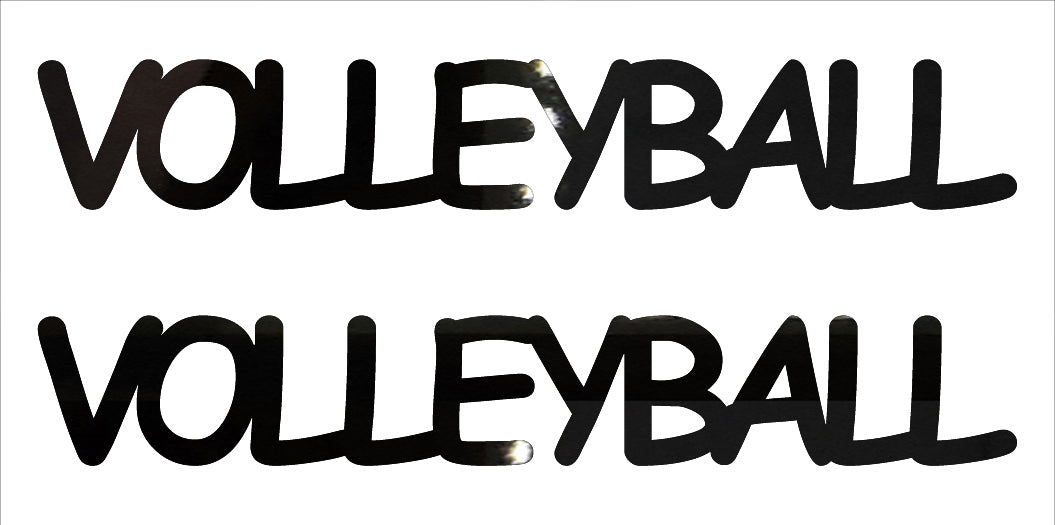 Custom-Buzz Word - VOLLYBALL Black