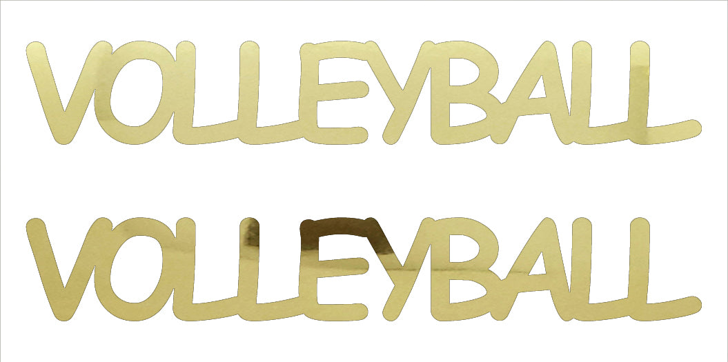 Custom-Buzz Word - VOLLYBALL Gold