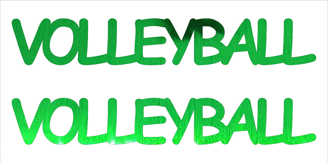 Custom-Buzz Word - VOLLYBALL Green