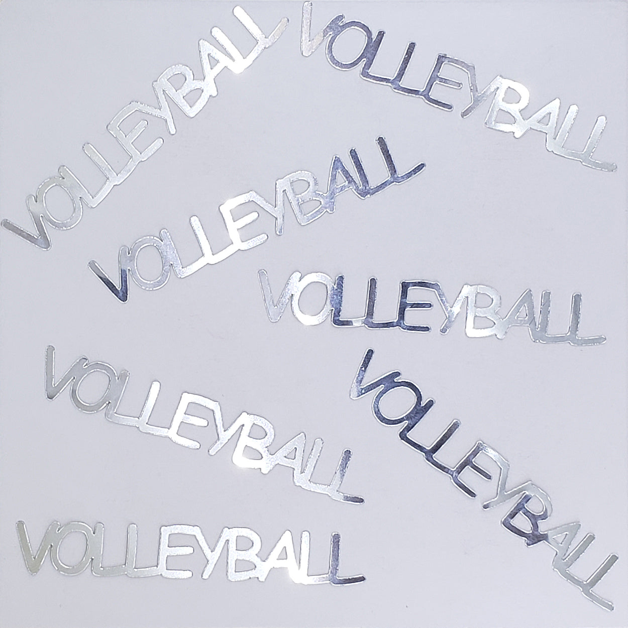 Custom-Buzz Word - VOLLYBALL Silver