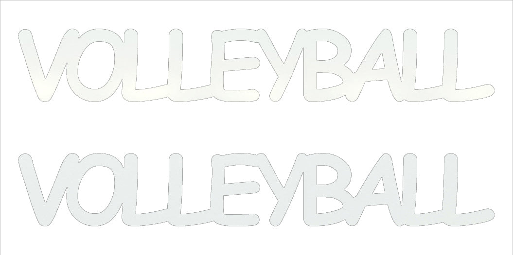 Custom-Buzz Word - VOLLYBALL White