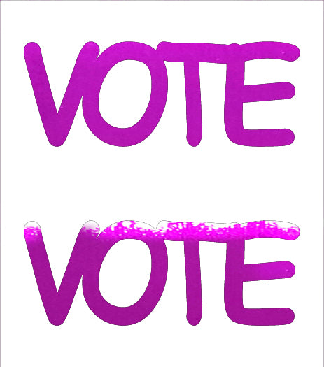 Custom-Buzz Word - VOTE Fuchsia