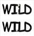 Custom-Buzz Word - WILD Black