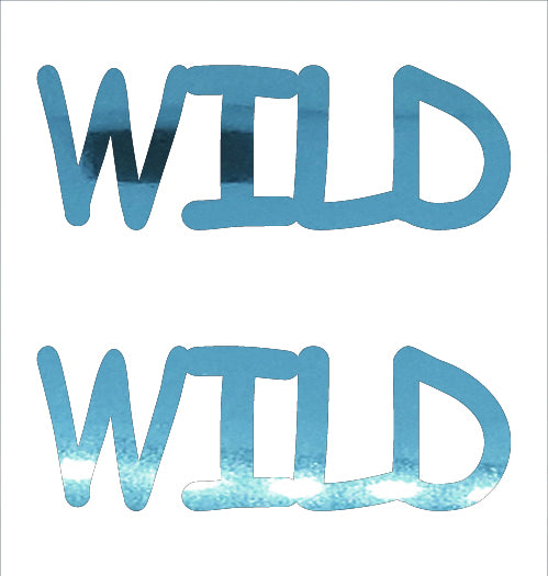 Custom-Buzz Word - WILD Blue Sky