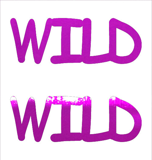 Custom-Buzz Word - WILD Fuchsia