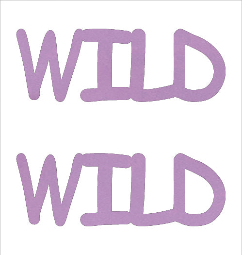 Custom-Buzz Word - WILD Pink