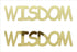 Custom-Buzz Word - WISDOM Gold