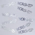 Custom-Buzz Word - WORSHIP Silver