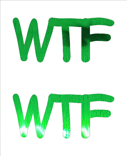 Custom-Buzz Word - WTF Green