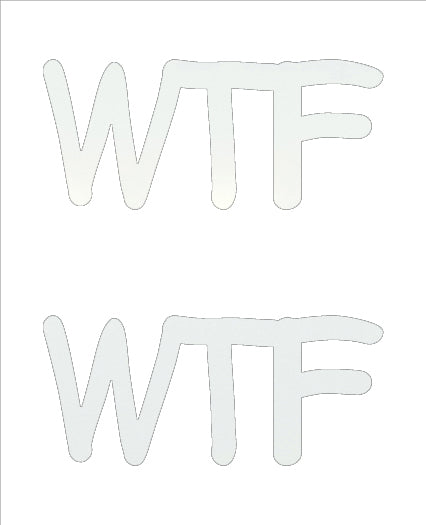 Custom-Buzz Word - WTF White