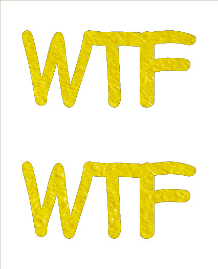 Custom-Buzz Word - WTF Yellow Paper