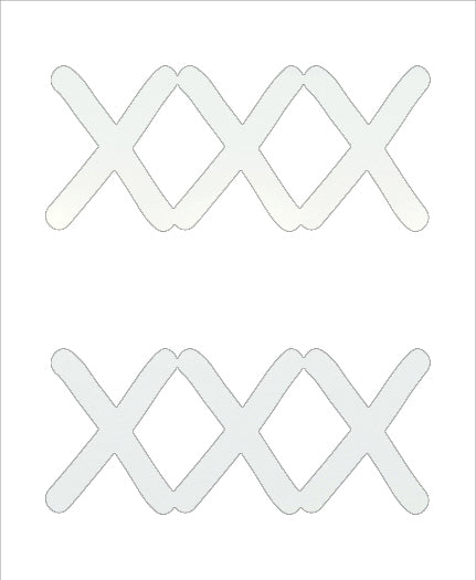 Custom-Buzz Word - XXX White