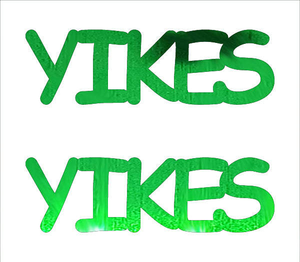 Custom-Buzz Word - YIKES Green