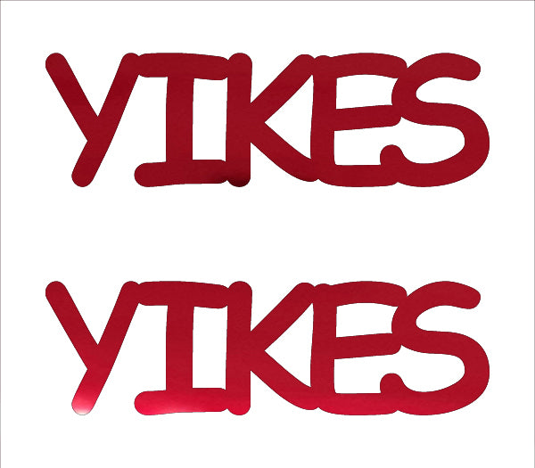 Custom-Buzz Word - YIKES Red