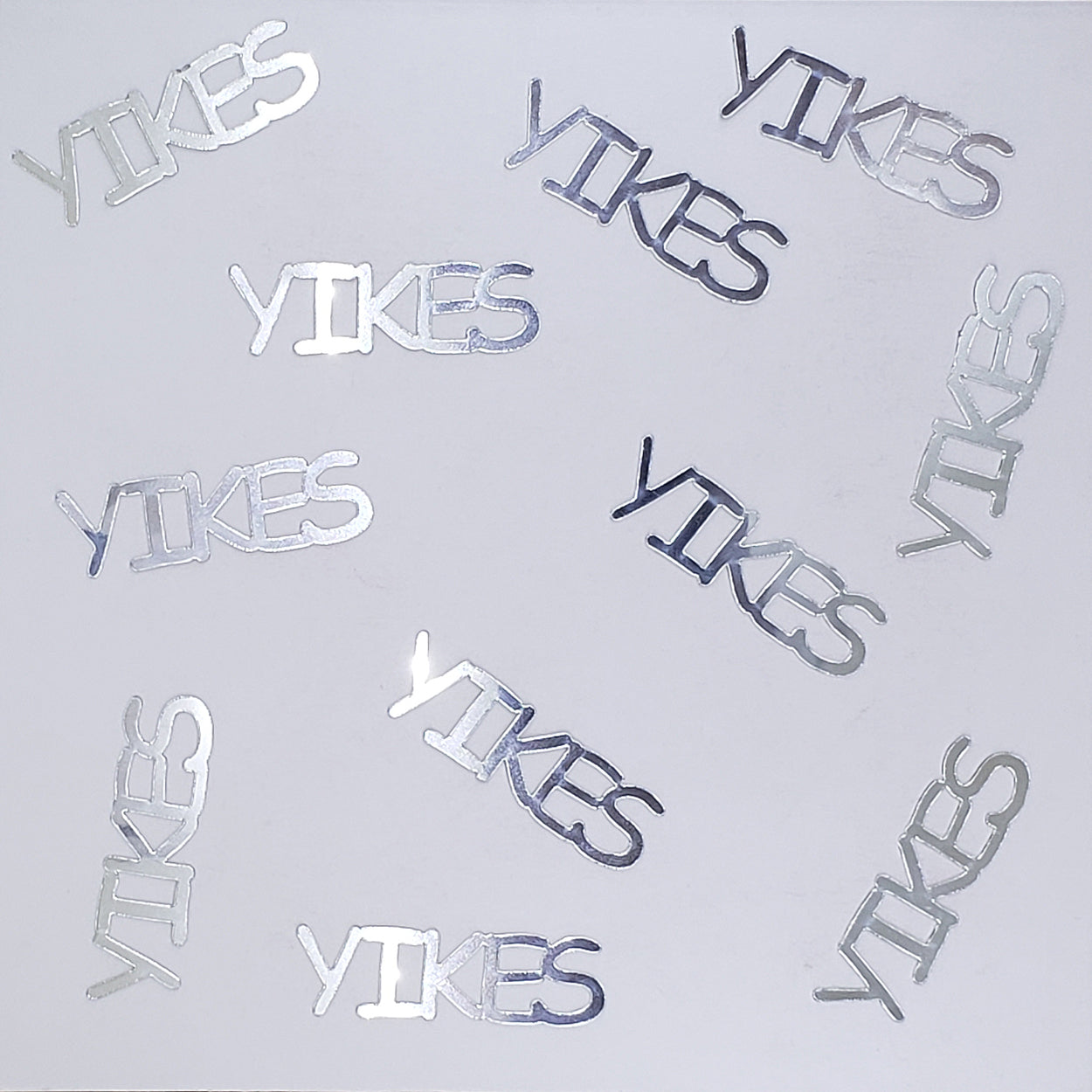 Custom-Buzz Word - YIKES Silver