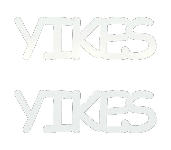 Custom-Buzz Word - YIKES White