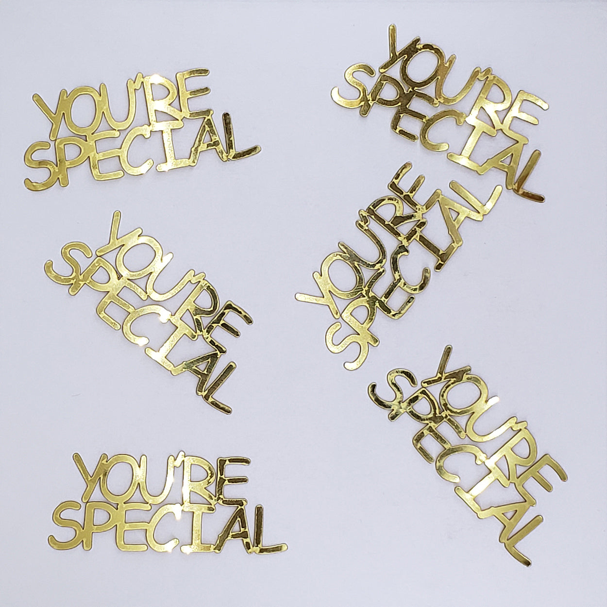 Custom-Buzz Word - YOU'RE SPECIAL Gold