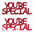 Custom-Buzz Word - YOU'RE SPECIAL Red