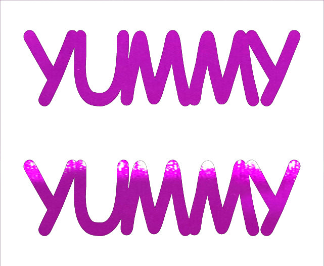 Custom-Buzz Word - YUMMY Fuchsia