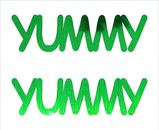 Custom-Buzz Word - YUMMY Green