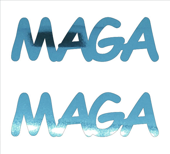 Custom-Buzz Word - MAGA Blue Sky