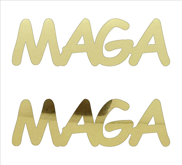 Custom-Buzz Word - MAGA Gold