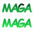 Custom-Buzz Word - MAGA Green