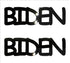 Custom-Buzz Word - BIDEN Black