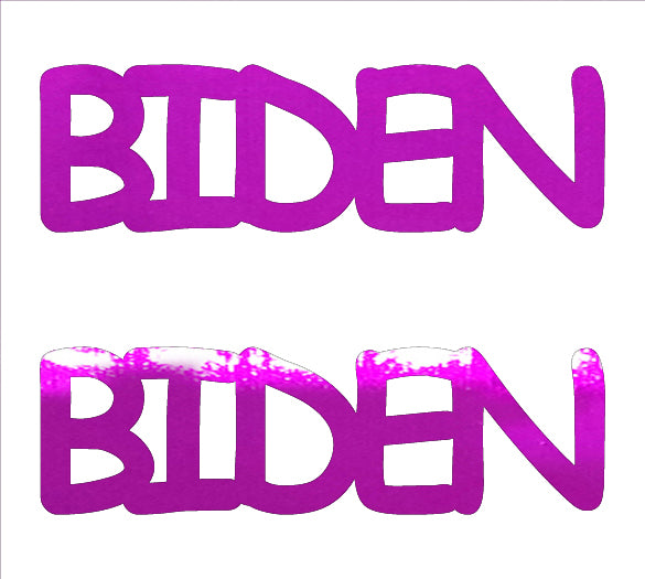 Custom-Buzz Word - BIDEN Fuchsia