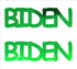 Custom-Buzz Word - BIDEN Green