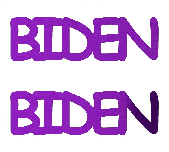 Custom-Buzz Word - BIDEN Purple