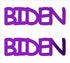 Custom-Buzz Word - BIDEN Purple