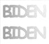 Custom-Buzz Word - BIDEN Silver