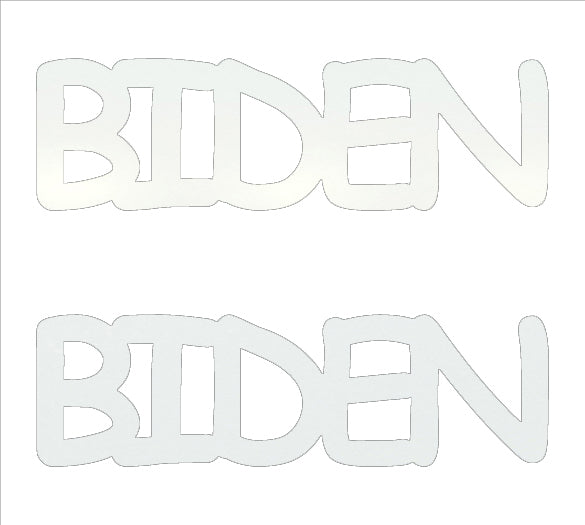 Custom-Buzz Word - BIDEN White