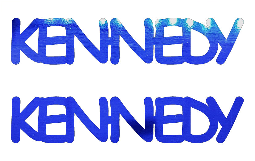 Custom-Buzz Word - KENNEDY Blue Royal