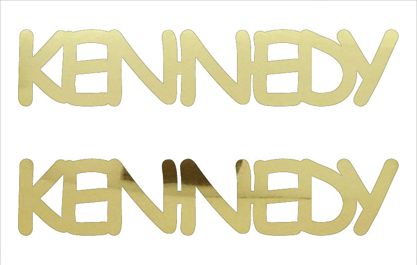 Custom-Buzz Word - KENNEDY Gold