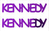 Custom-Buzz Word - KENNEDY Purple