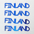 FINLAND, Player, Ball Blue Dark, White