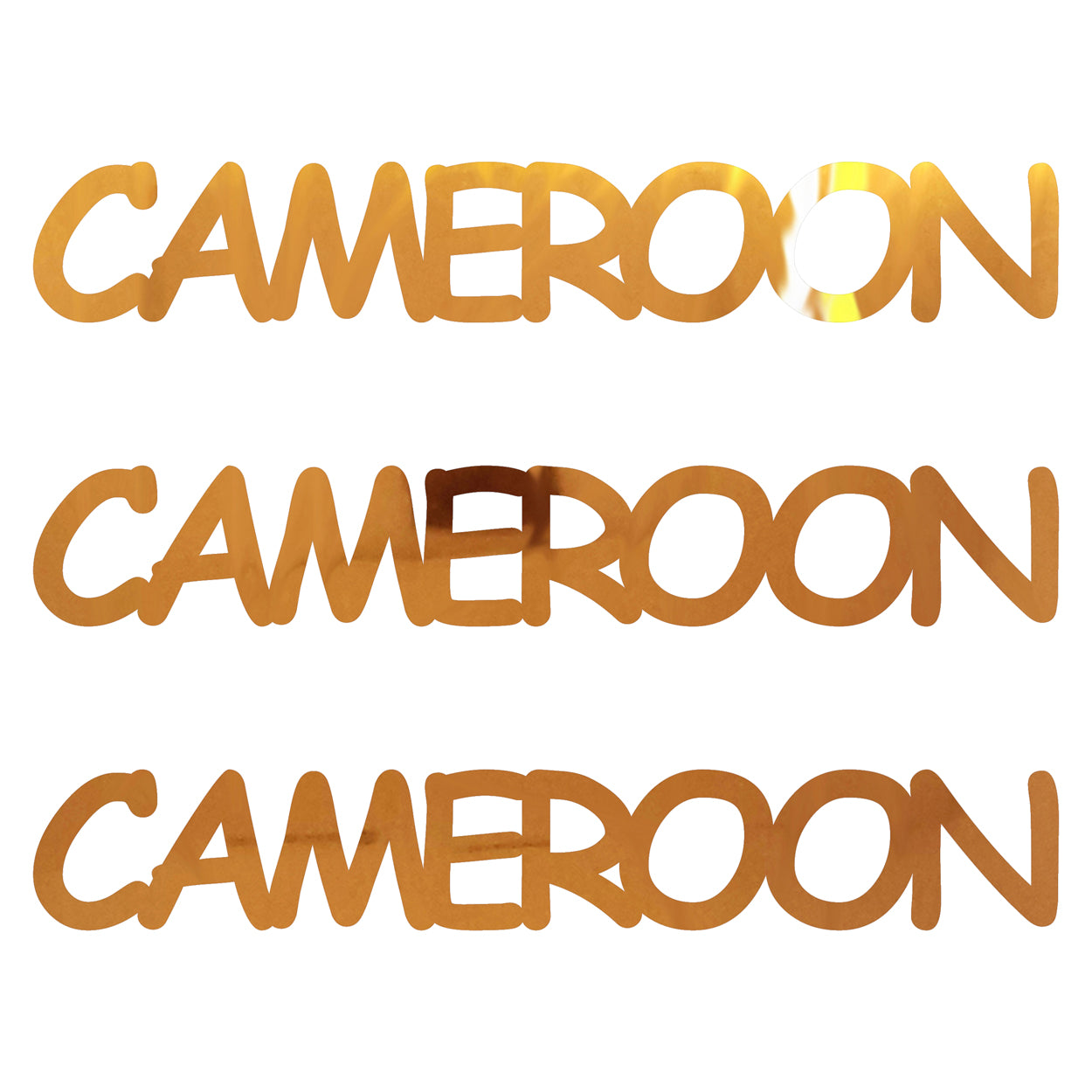 Custom-Fetti Country - CAMEROON Orange