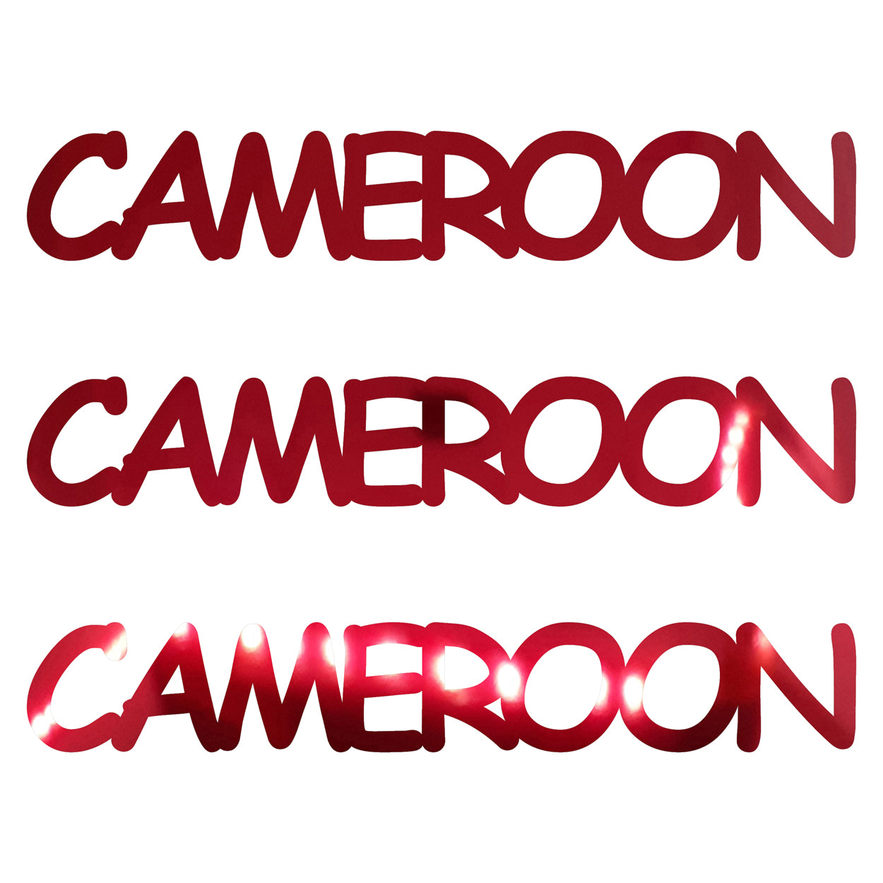 Custom-Fetti Country - CAMEROON Red