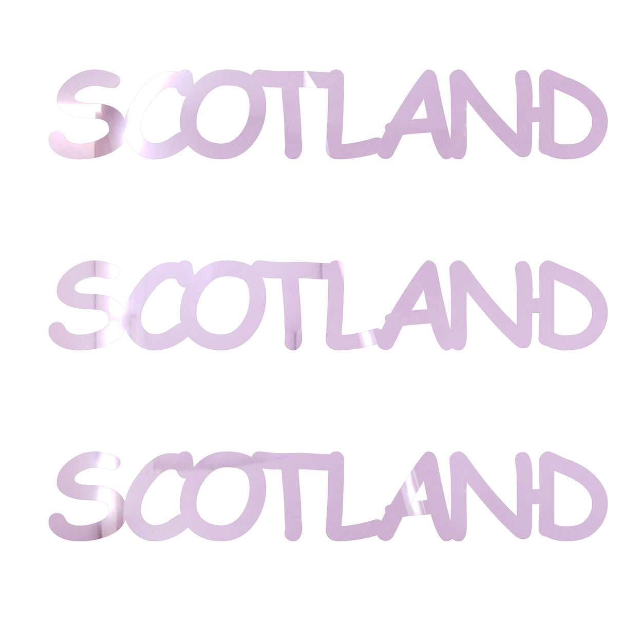 Custom-Fetti Country - SCOTLAND Pink