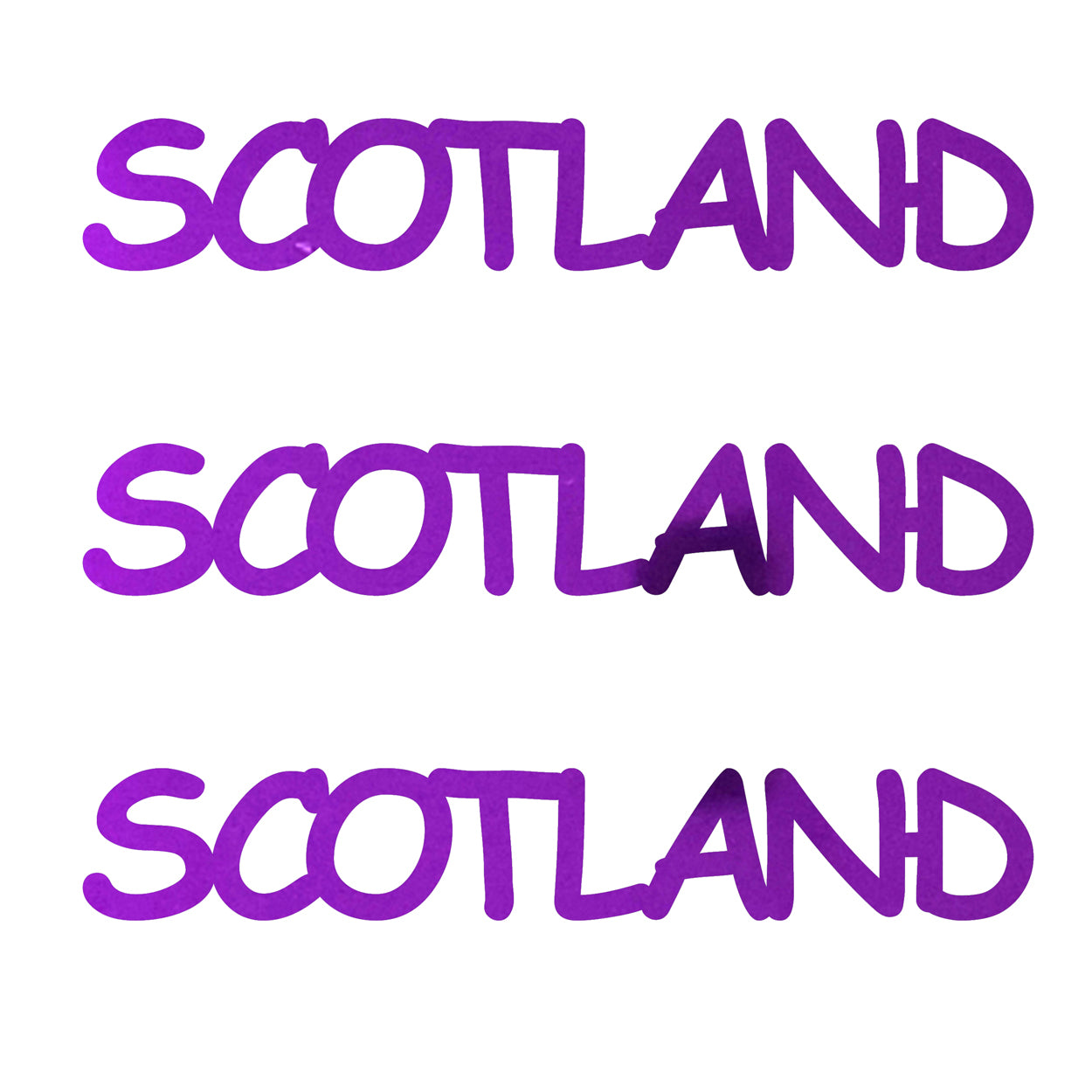 Custom-Fetti Country - SCOTLAND Purple