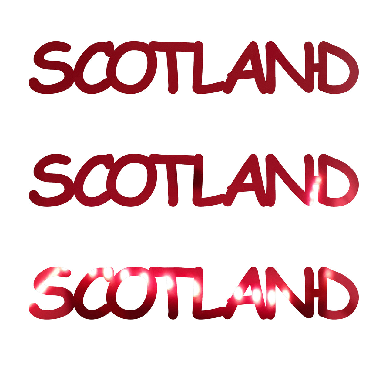 Custom-Fetti Country - SCOTLAND Red