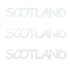 Custom-Fetti Country - SCOTLAND White