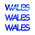 Custom-Fetti Country - WALES Blue Royal