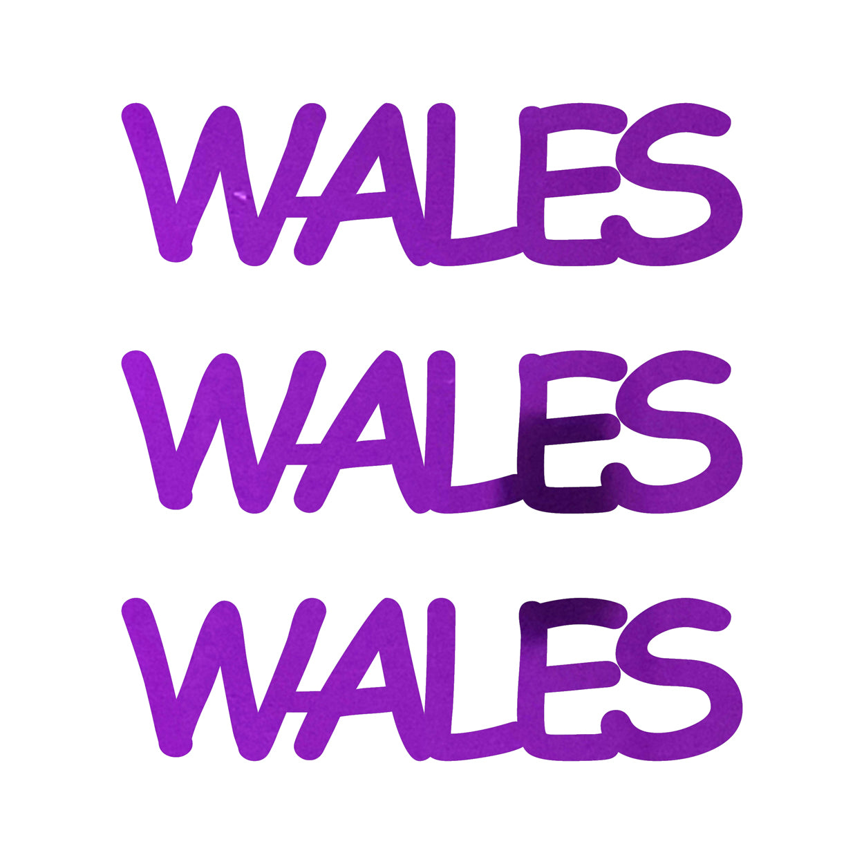 Custom-Fetti Country - WALES Purple