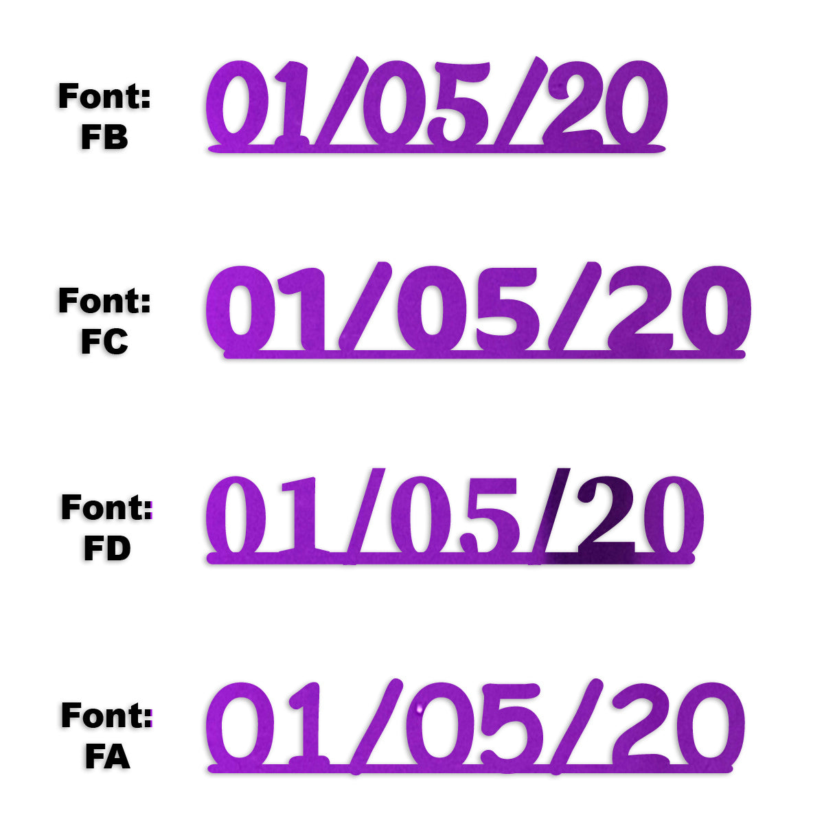 Custom-Fetti Date - 01/05/24 or 01/05/25  Purple