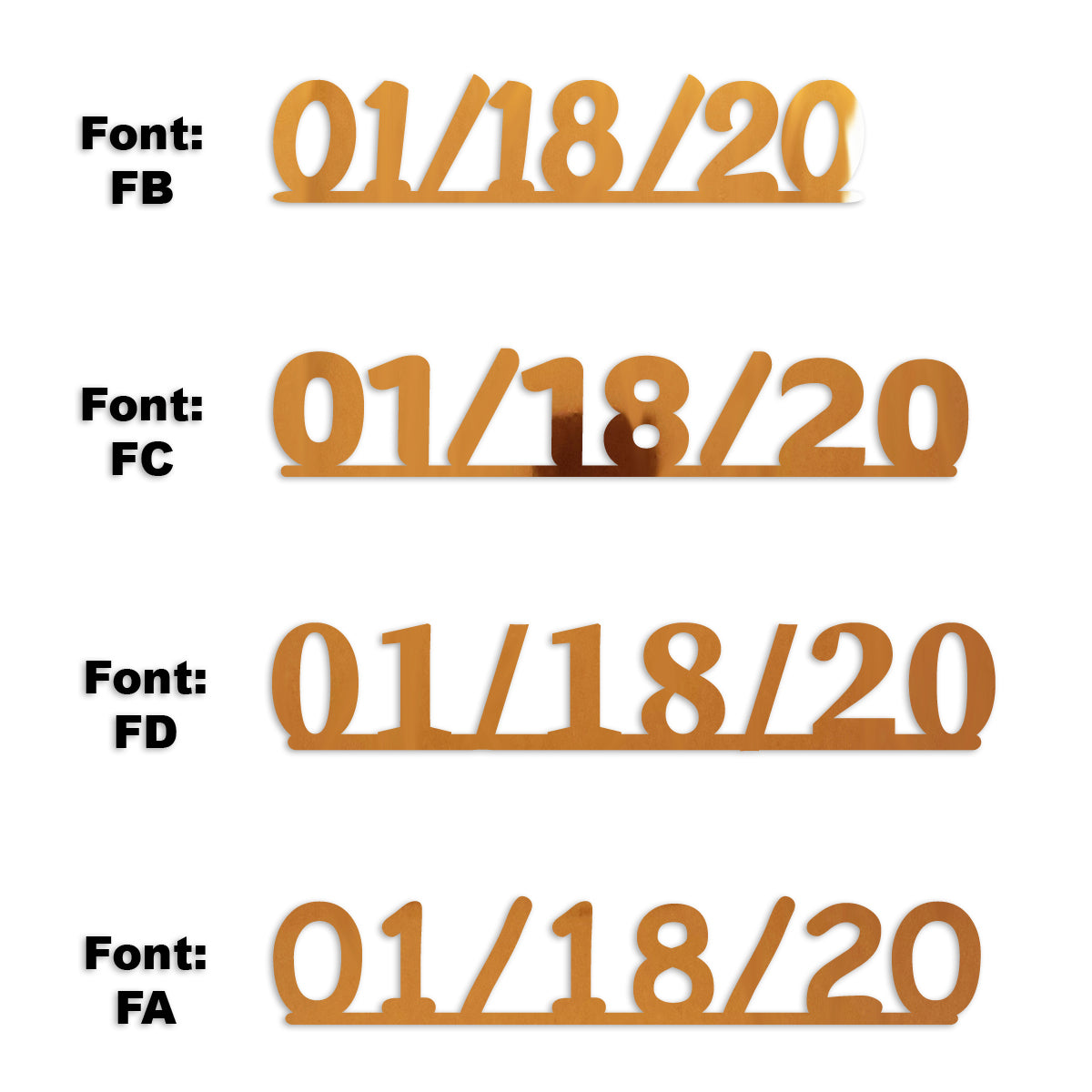 Custom-Fetti Date - 01/18/24 or 01/18/25  Orange